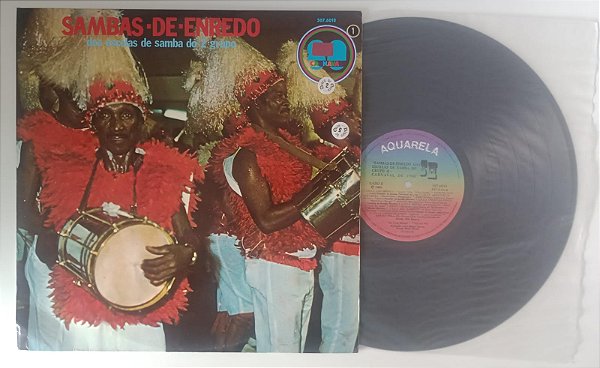 Disco de Vinil Carnaval 1980 Lp / Sambas de Enredo Interprete Grupo 2, Escolas de Samba (1980) [usado]