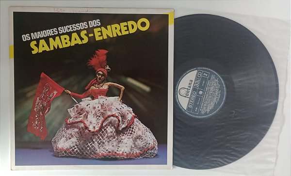 Disco de Vinil os Maiores Sucessos dos Sambas-enredo - Lp 1984 Interprete Vários Artistas (1984) [usado]