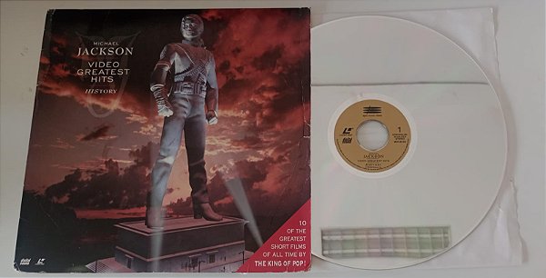 Disco de Vinil Laserdisc - Video Greatest Hits History Interprete Michael Jackson (1995) [usado]