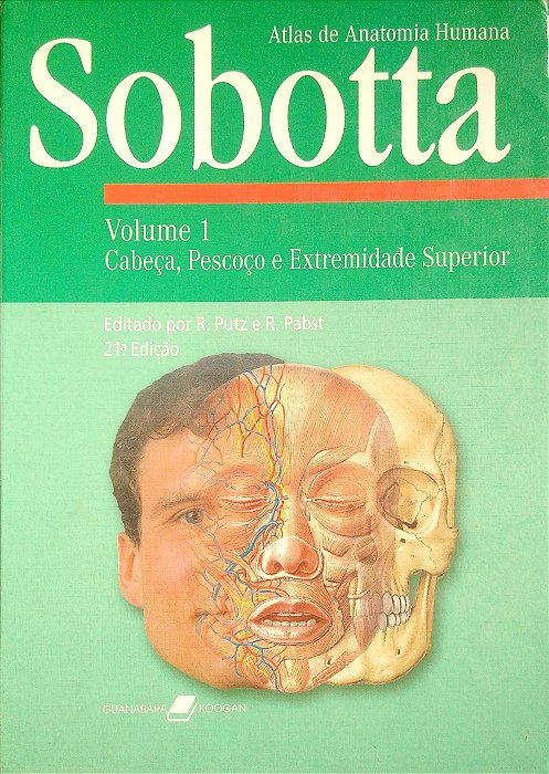 Livro Sobotta: Atlas de Anatomia Humana (vol. 1 e 2) Autor Sobotta, Johannes (2000) [usado]