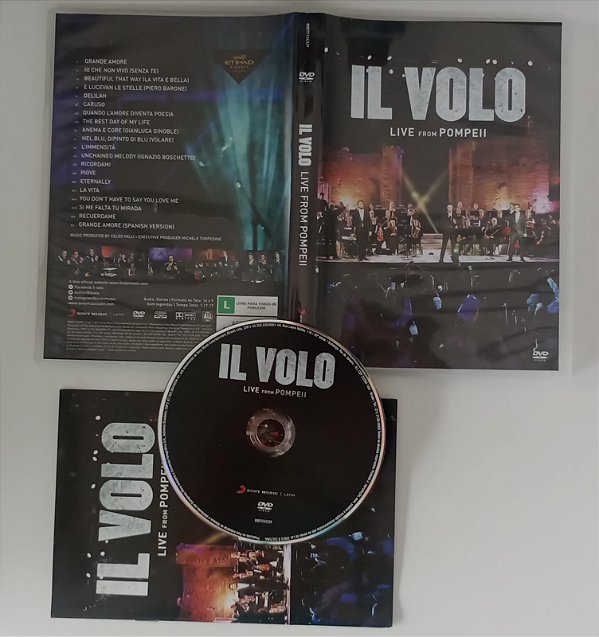 Dvd Il Volo - Live From Pompeii Editora [seminovo]