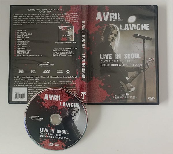 Dvd Avril Lavigne - Live In Seoul 2004 Editora [usado]