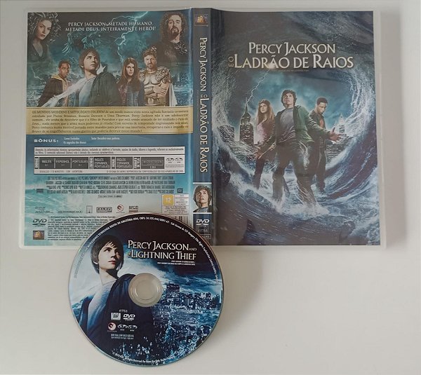 Dvd Percy Jackson e o Ladrão de Raios Editora [seminovo]