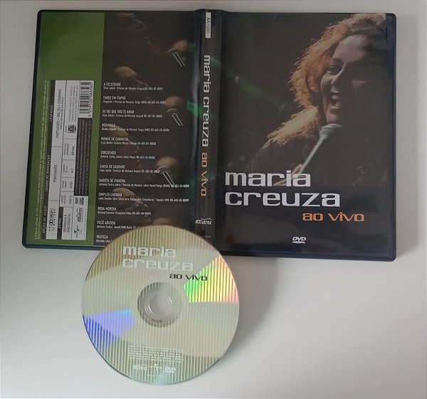 Dvd Maria Creuza - ao Vivo Editora [seminovo]