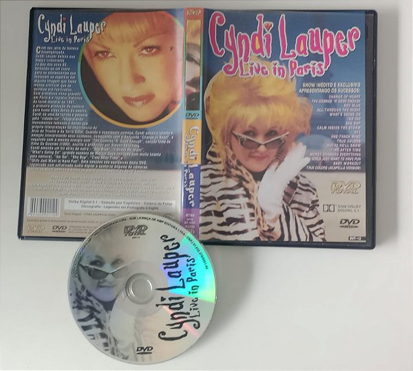 Dvd Cyndi Lauper - Live In Paris Editora [usado]