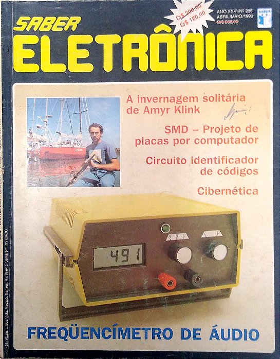 Revista Saber Eletrônica Nº 208 - Ano Xxvi Autor (1990) [usado]