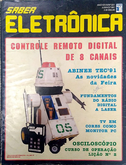 Revista Saber Eletrônica Nº 221 - Ano Xxvii Autor (1991) [usado]