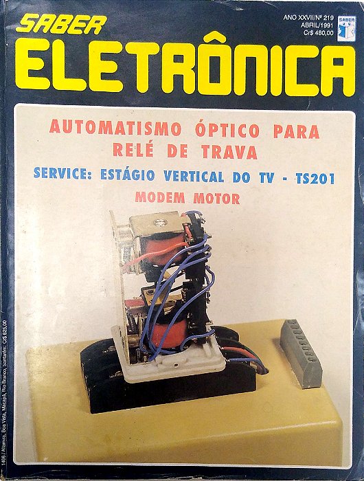 Revista Saber Eletrônica Nº 219 - Ano Xxvii Autor (1991) [usado]