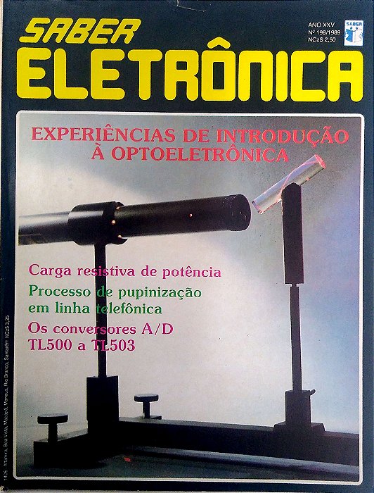 Revista Saber Eletrônica Nº 198 - Ano Xxv Autor (1989) [usado]