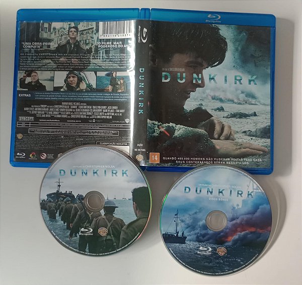 Dvd Blu-ray Duplo / Dunkirk Editora [seminovo]