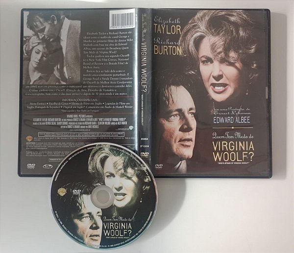 Dvd Quem Tem Medo de Virgnia Wolf ? Editora [seminovo]
