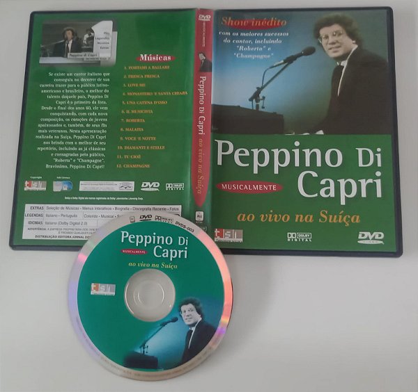Dvd Peppino Di Capri - ao Vivo na Suiça Editora [usado]