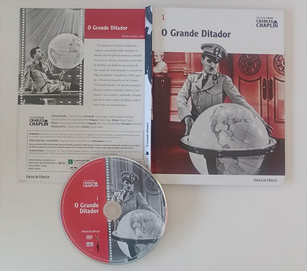 Dvd o Grande Ditador - Charles Chaplin / Coleção Folha de Sp Editora [usado]
