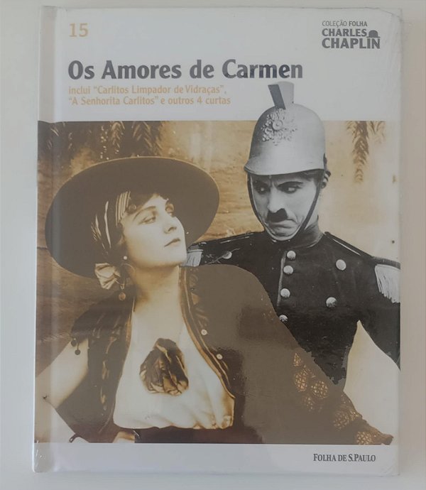 Dvd os Amores de Carmen - Charles Chaplin / Coleção Folha de Sp Editora [seminovo]