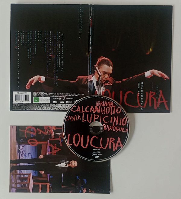 Dvd Adriana Calcanhoto Canta Lupicínio Rodrigues Editora [seminovo]