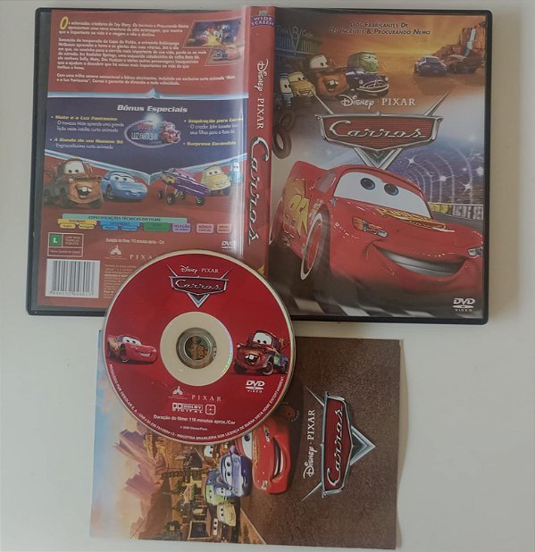 Dvd Carros - Disney / Pixar Editora [usado]