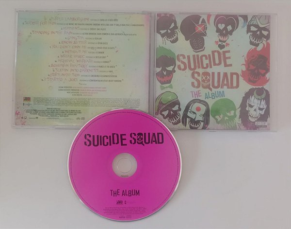 Cd Suicide Squad / Esquadrão Suicida - Trilha Sonora Filme Interprete Vários Artitstas (2016) [usado]