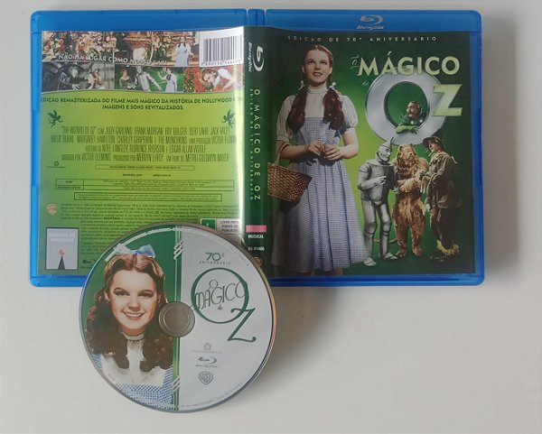 Dvd Blu-ray / o Mágico de Oz (filme de 1939) Editora [seminovo]
