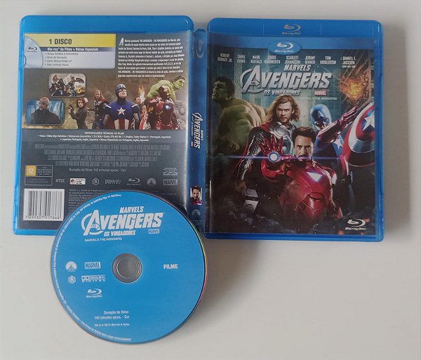 Dvd Blu-ray / Vingadores, os - Marvel Editora [seminovo]