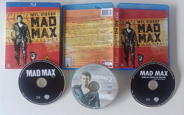 Dvd Blu-ray / Mad Max - Trilogia 3 Filmes Editora [seminovo]