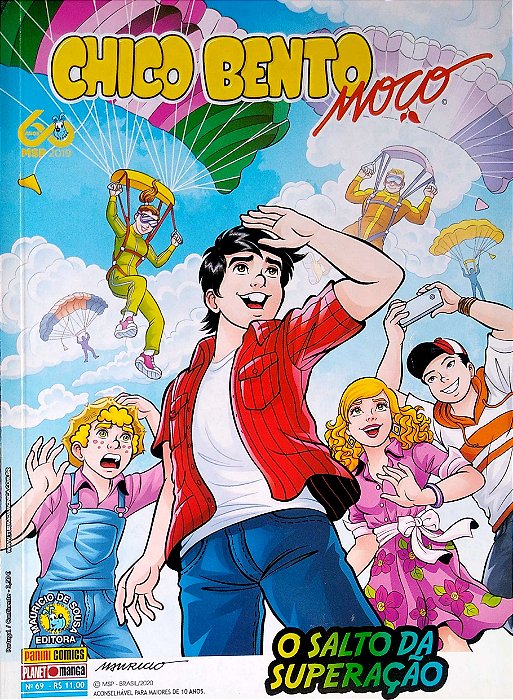 Gibi Chico Bento Moço Nº 69 Autor Mauricio de Souza (2020) [usado]