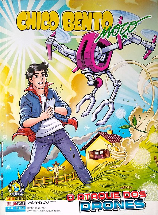 Gibi Chico Bento Moço Nº 49 Autor Mauricio de Souza (2017) [usado]