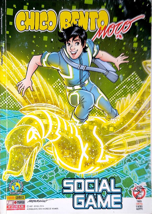 Gibi Chico Bento Moço Nº 35 Autor Mauricio de Souza (2016) [usado]