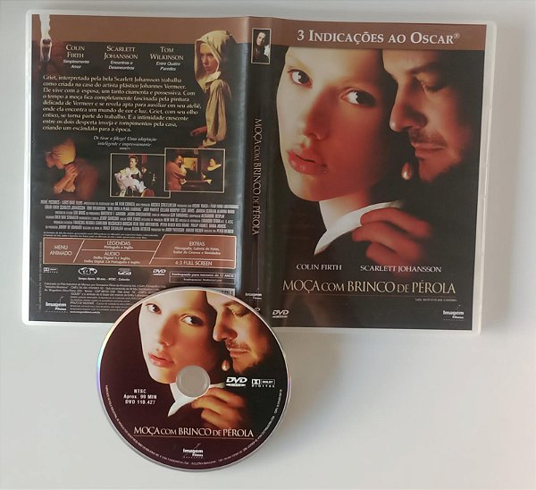 Dvd Moça com Brinco de Pérola Editora [seminovo]