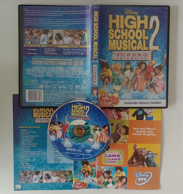 Dvd High School Musical 2 - Ver. Estendida Editora [usado]