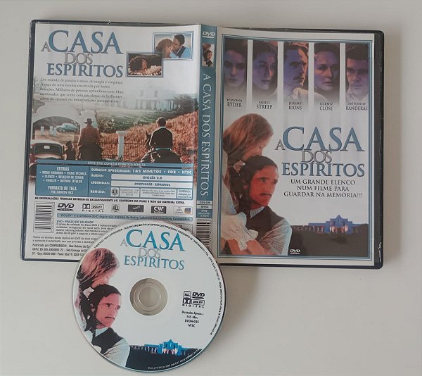Dvd a Casa dos Espíritos Editora [usado]