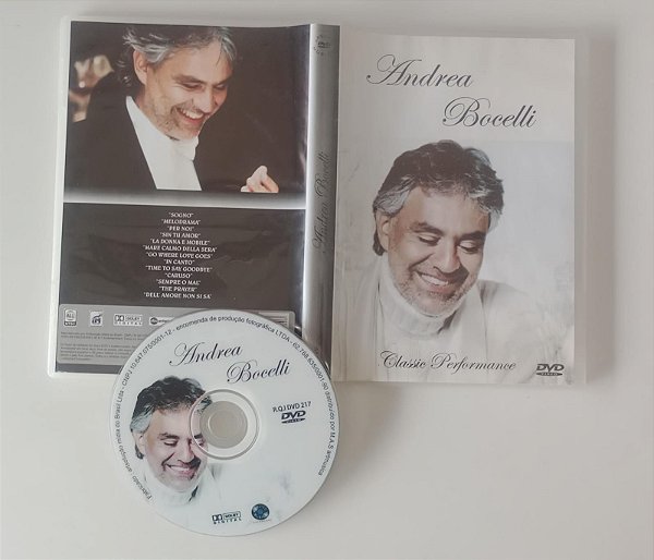 Dvd Andrea Bocelli - Classic Performance Editora [usado]