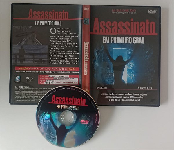 Dvd Assassinato em Primeiro Grau Editora [seminovo]