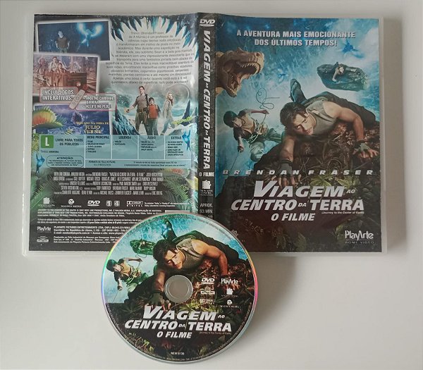 Dvd Viagem ao Centro da Terra (2008) Editora [seminovo]