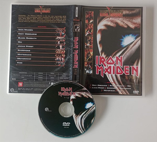 Dvd Iron Maiden - no Fear / Rockthology Editora [usado]