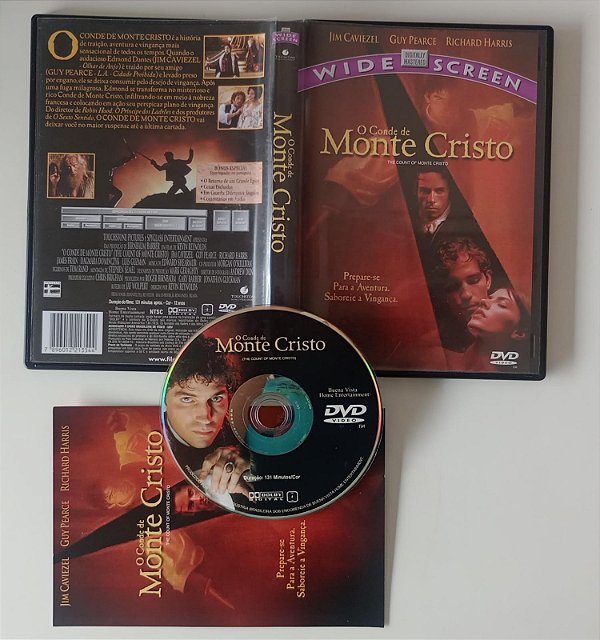 Dvd o Conde de Monte Cristo Editora [seminovo]