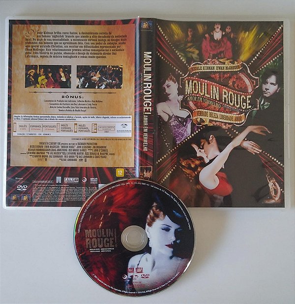 Dvd Moulin Rouge - Amor em Vermelho Editora [seminovo]