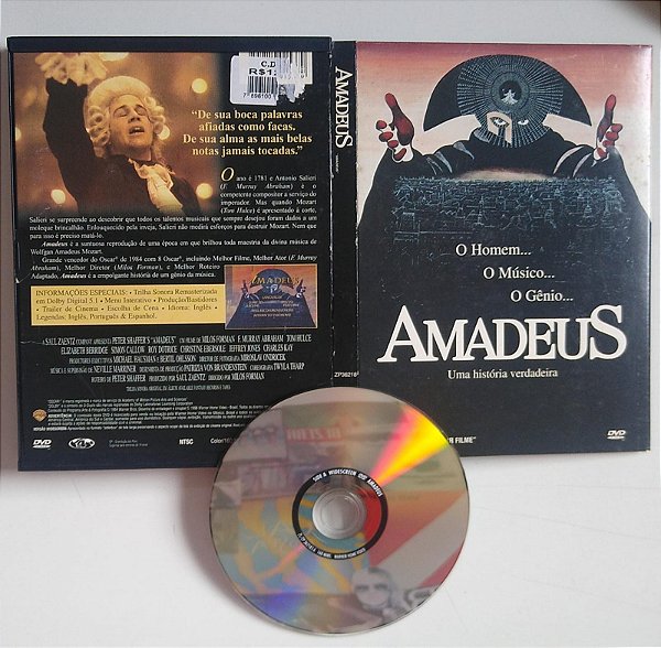 Dvd Amadeus - o Homem... o Músico... o Louco... Editora [usado]