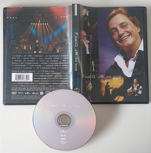Dvd Fábio Jr. ao Vivo Editora [seminovo]