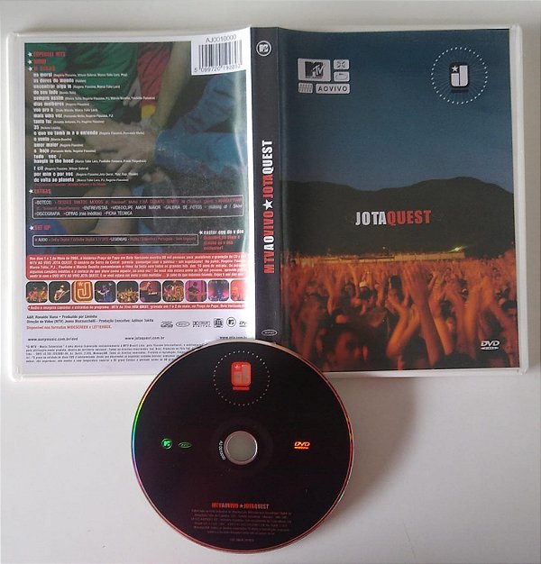 Dvd Jota Quest - Mtv ao Vivo Editora [usado]
