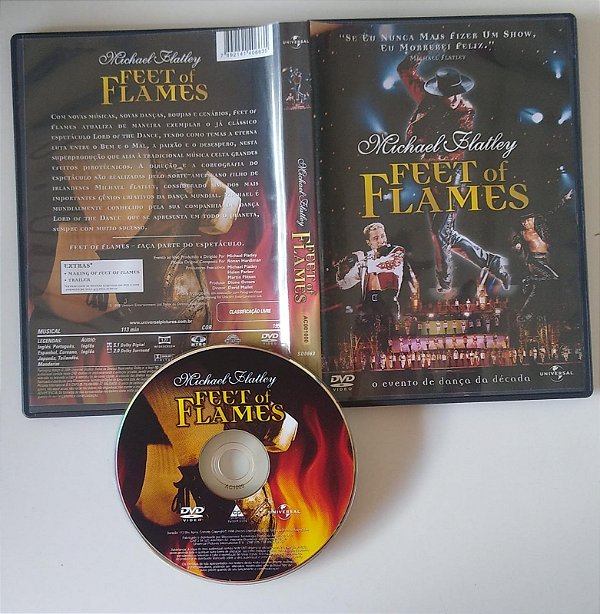Dvd Michael Flatley - Feet Of Flames Editora [seminovo]
