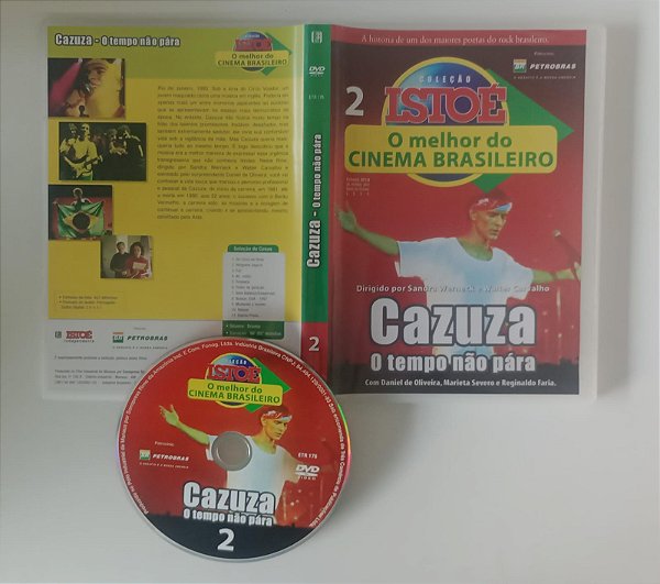 Dvd Cazuza: o Tempo Não para - Coleção Isto é Editora [usado]