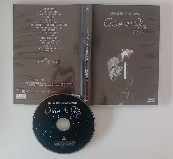 Dvd Zeca Baleiro Canta Zé Ramalho - Chão de Giz Editora [seminovo]