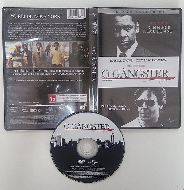 Dvd o Gângster - Versão Estendida Editora [usado]