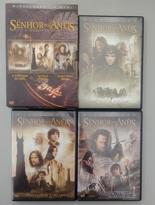 Dvd o Senhor dos Anéis - Box 6 Dvds Editora [seminovo]