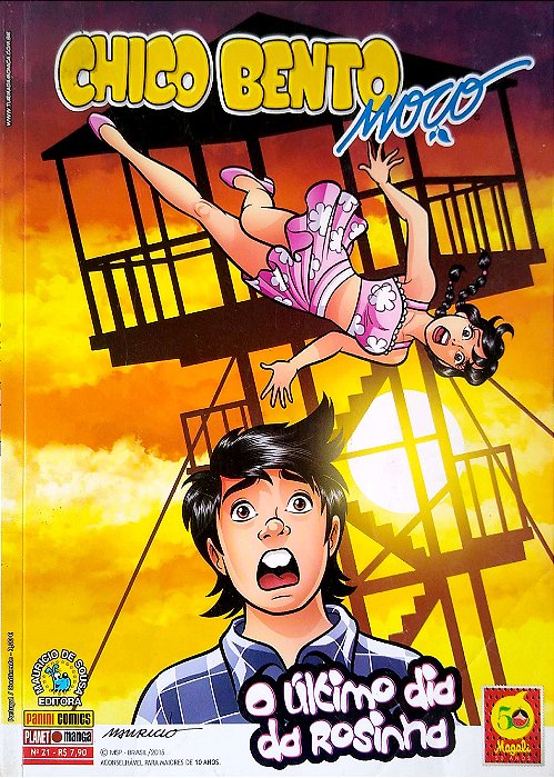 Gibi Chico Bento Moço Nº 21 Autor Mauricio de Souza (2015) [usado]