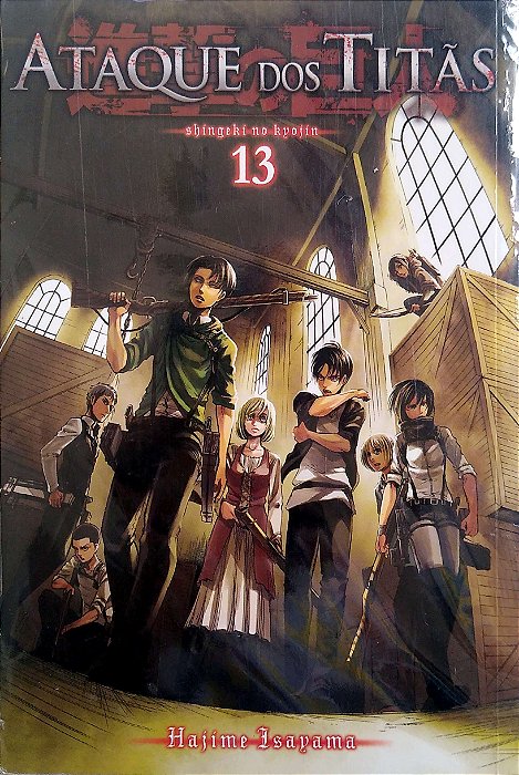 Gibi Ataque dos Titãs #13 Autor Hajime Isayama (2015) [usado]