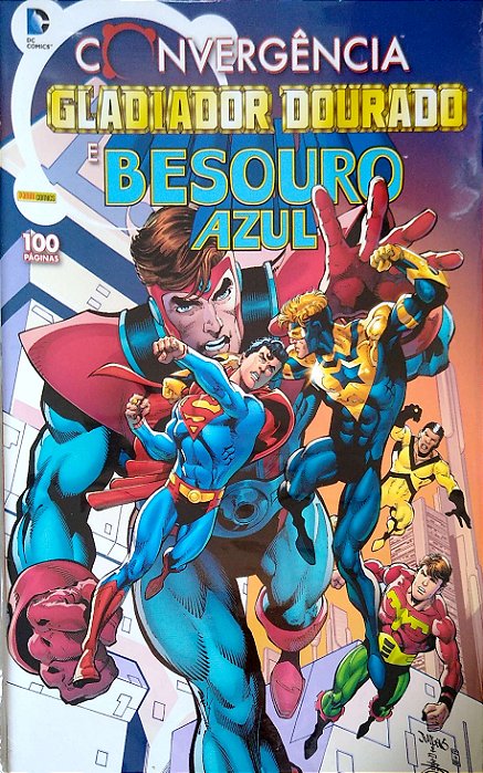 Gibi Convergência: Gladiador Dourado e Besouro Azul Autor (2016) [usado]