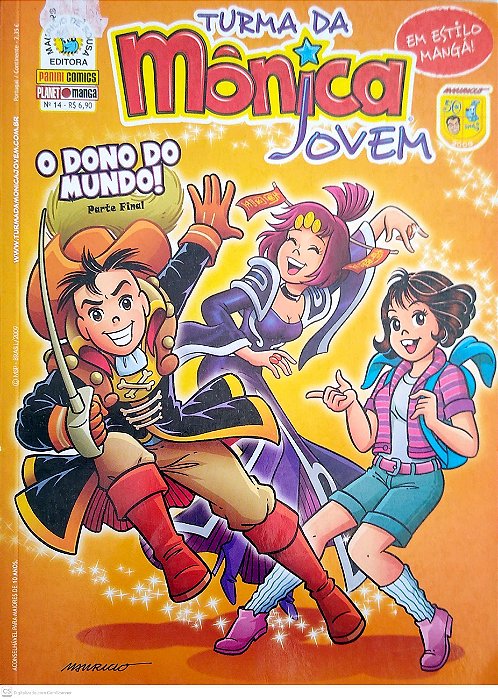 Gibi Turma da Mônica Jovem #14 Autor Maurício de Souza (2009) [usado]