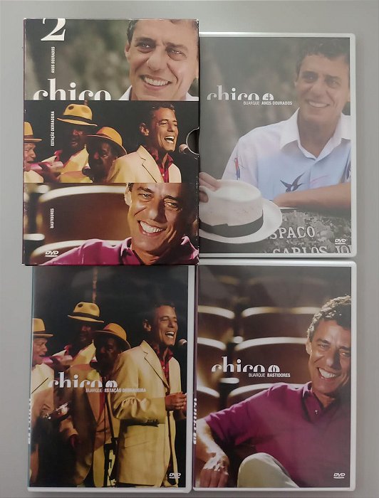 Dvd Chico Buarque - Vol. 2 C/ 3 Dvds Editora [seminovo]