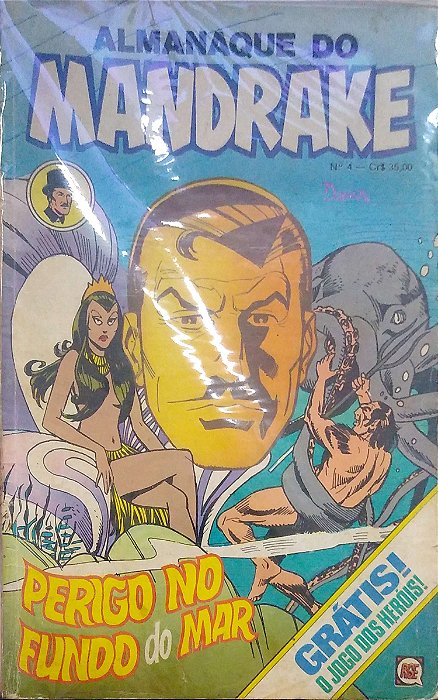Gibi Almanaque do Mandrake #4 Autor (1980) [usado]